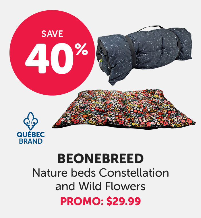 SAVE 40% BEONEBREED Selected Nature beds