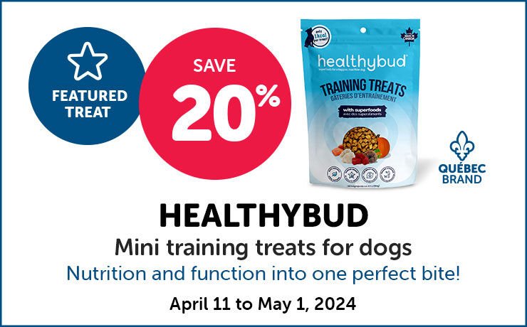 Healthybud - Save 20% on mini training treats for dogs
