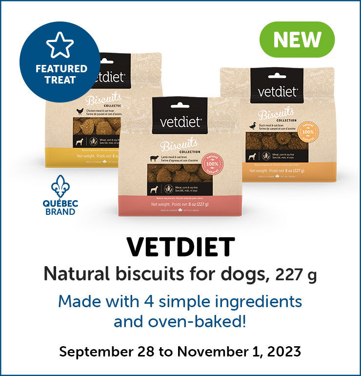 Discover the new natural buscuits for dogs Vetdiet