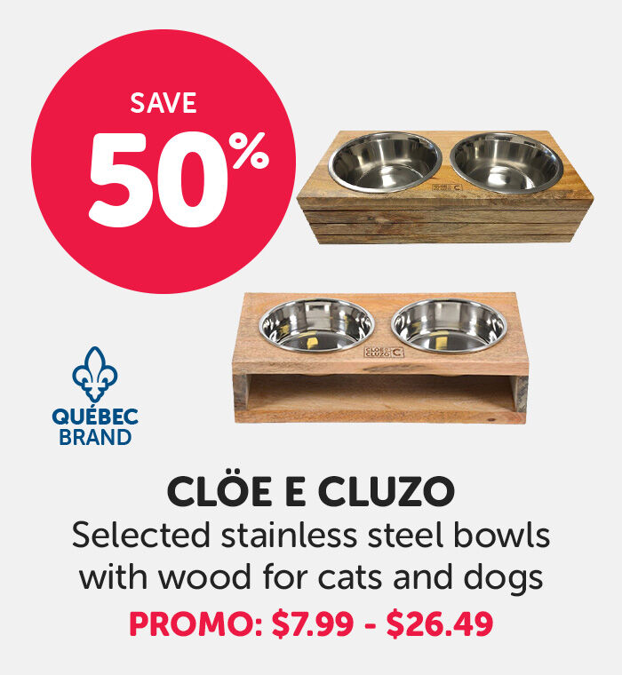 Save 50% CLÖE E CLUZO Selected stainless steel bowls