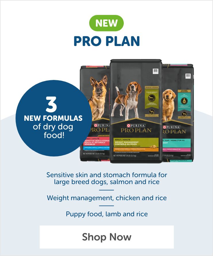 Pro Plan new dog food formulas