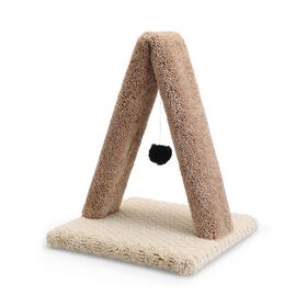 Tent scratching post