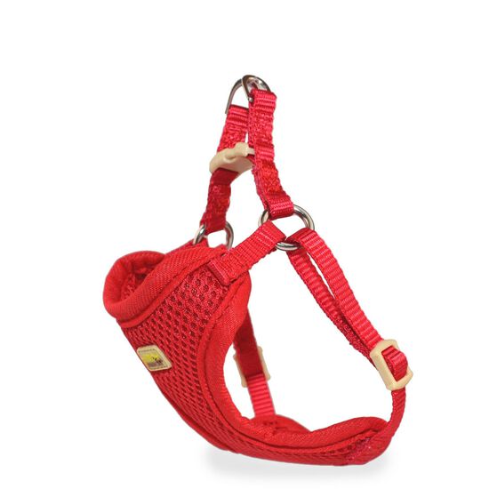 Mesh harness for very small dog, red Image NaN