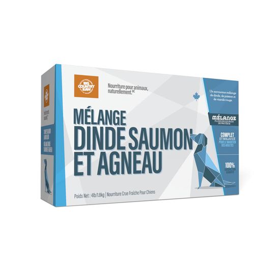 Turkey, Salmon and Lamb Raw food for Dogs Image NaN