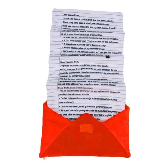 Peluche lettre au P&egrave;re No&euml;l pour chiens Image 2.0