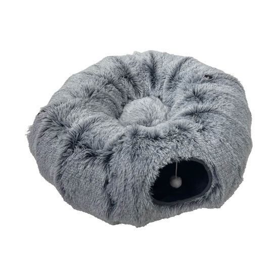 Lit tunnel 2-en-1 pour chats Image NaN