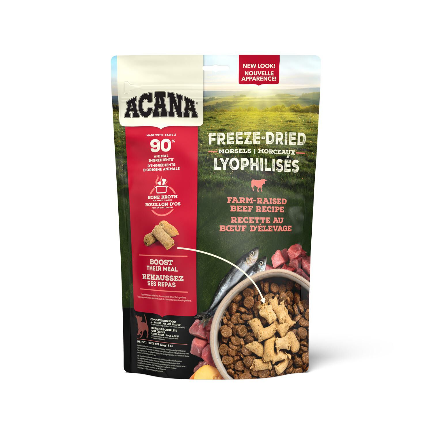 Freeze-Dried Morsels Ranch Raised Beef Recipe for Dogs, 227 g