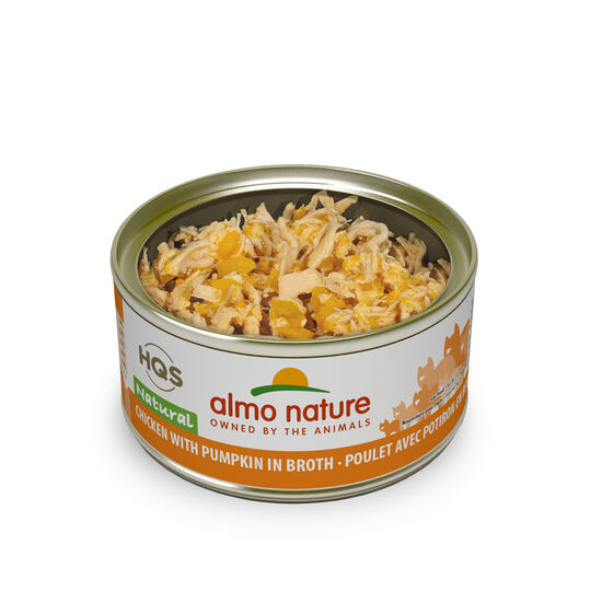 Canned chicken and pumpkin for adult cats Image NaN