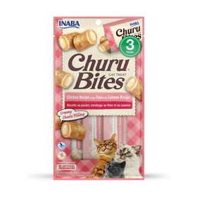 Bouch&eacute;es Churu recette au thon et saumon pour chats