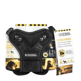 Seat belt safety harness, black