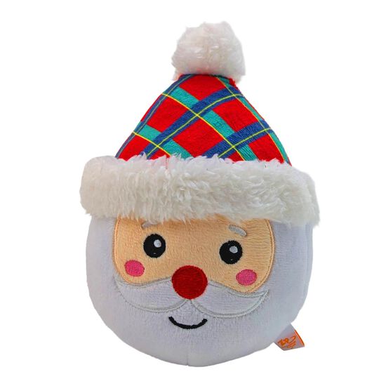 Santa Plush Toy Ball for Dogs Image 1.0
