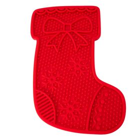 Tapis de l&eacute;chage bas de No&euml;l pour chiens