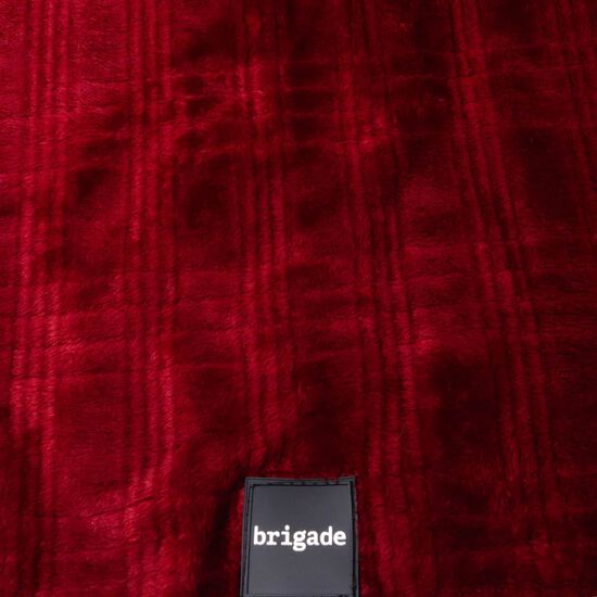 Couverture jacquard ultra-douce, Bordeaux Image NaN