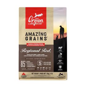 Nourriture sèche Amazing Grains Regional Red pour chiens, 1,8 kg