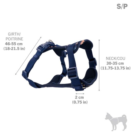 Neoprene Harness for Dogs, Midnight Bloom Image 2.0
