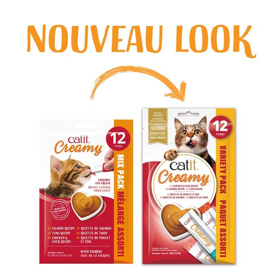 Assortiment de g&acirc;teries cr&eacute;meuses Creamy pour chats Image NaN