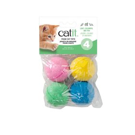 Foamies cat toy sponge golf balls, 4 pieces