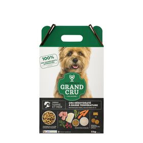 Nourriture d&eacute;shydrat&eacute;e terre et mer pour chiens