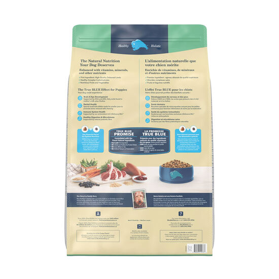 Nourriture sèche recette d'agneau et farine d'avoine pour chiots, 11,7 kg Image NaN