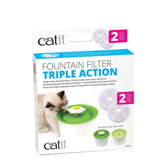 Triple Action Fountain Filters - 2 pack Image NaN