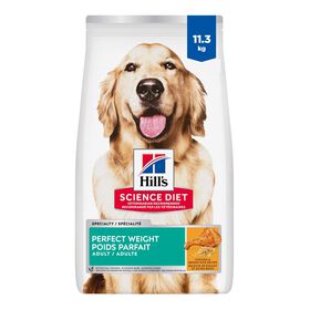 Nourriture sèche « Perfect Weight » au poulet pour chiens adultes, 11,34 kg