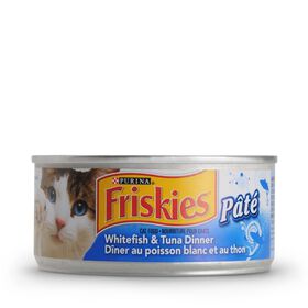 Nourriture humide au poisson blanc et thon pour chat adulte