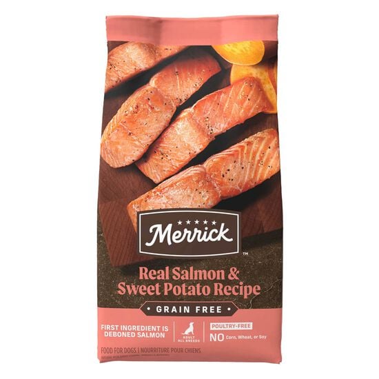 Grain Free Real Salmon and Sweet Potato Dry Food for Adult Dogs Image NaN