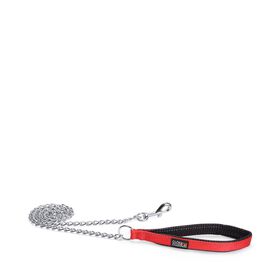 Chain leash with red handle