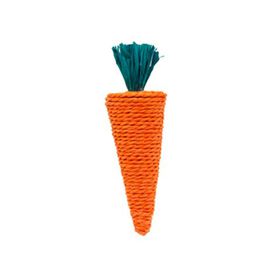 Carrot corn husk chew toy for rodents