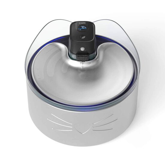 Abreuvoir sans fil PIXI en acier inoxydable avec clarificateur UVC, 5 L Image NaN