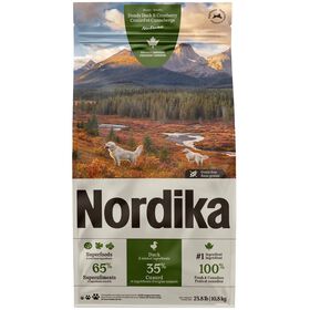 Nourriture s&egrave;che Nature canard et canneberges pour chiens, 10,8 kg