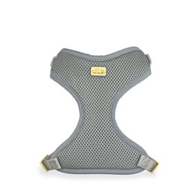 Mesh harness for very small dog, grey
