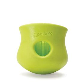 Green treat dispenser toy