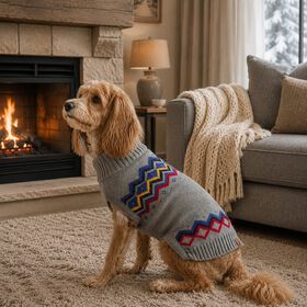 Pull &agrave; col roul&eacute; pour chiens