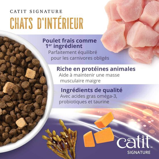 Signature Chicken Freeze-Dried Raw Nutrition for Indoor Cats, 1.8 kg Image NaN