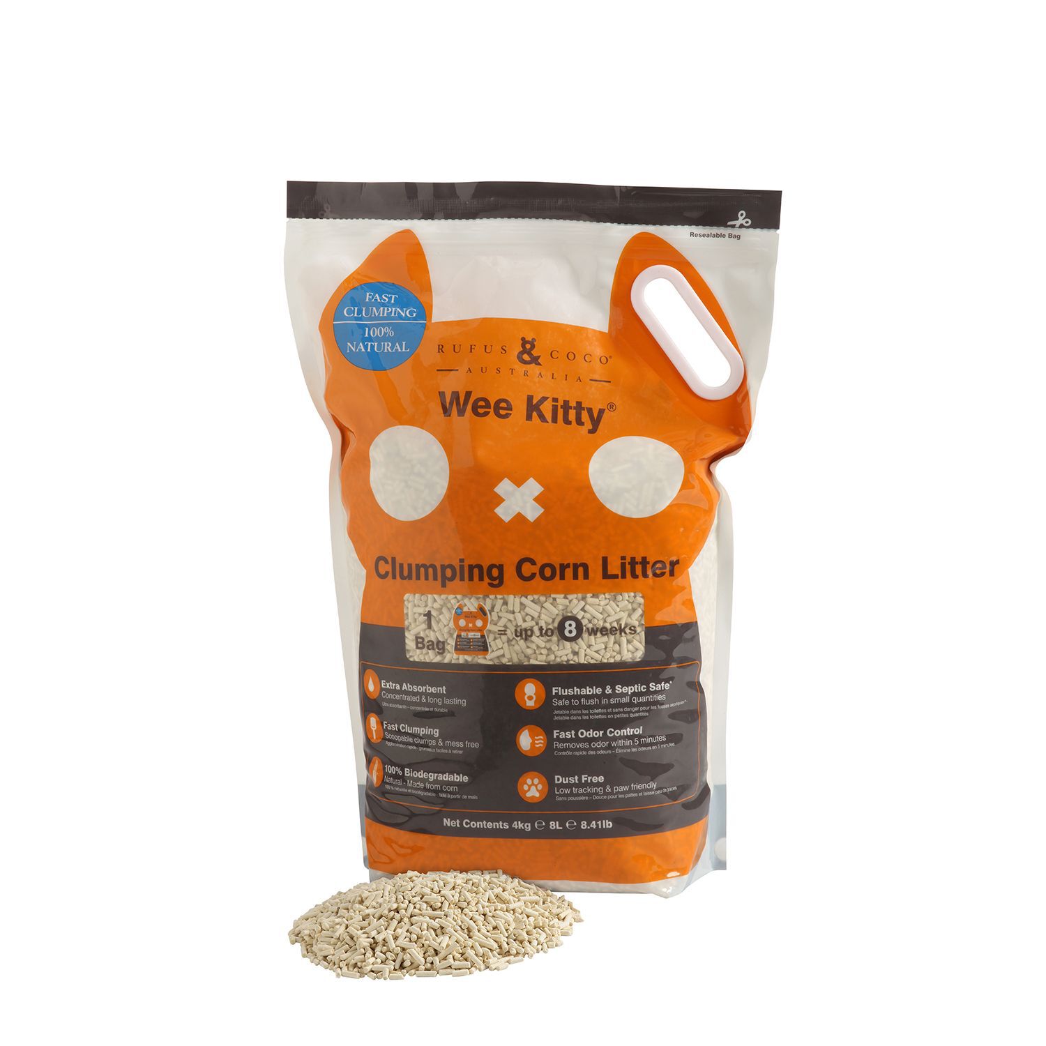 wee kitty corn litter