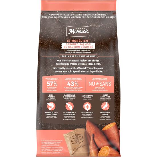 Grain Free Real Salmon and Sweet Potato Dry Food for Adult Dogs Image NaN