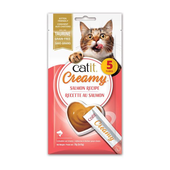 Creamy lickable treats, salmon Image NaN