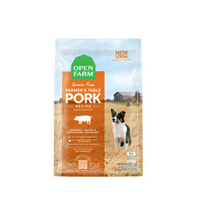 Nourriture s&egrave;che sans grains porc et l&eacute;gumes racines pour chiens, 9,97 kg