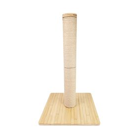 Poteau griffoir modulaire en corde de papier