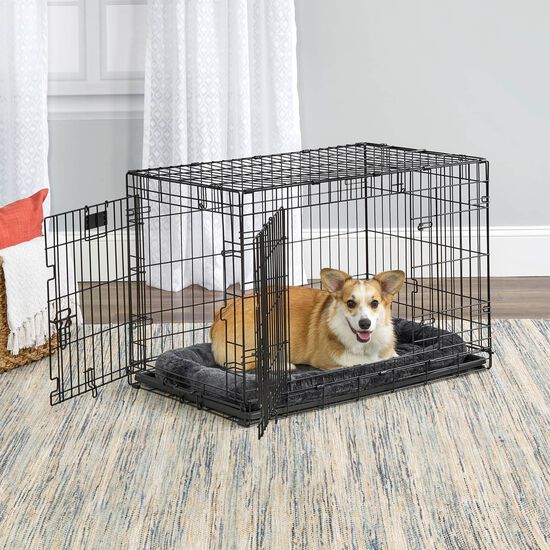 Two Door Folding Crate for Dogs Image 3.0