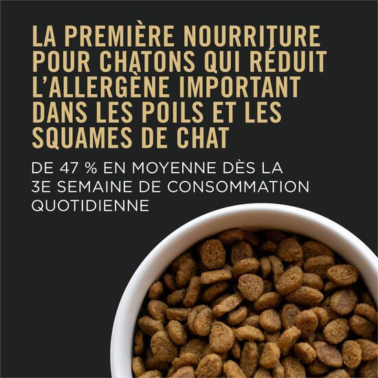 Nourriture sèche spécialisée LiveClear au poulet et riz pour chatons,  2,49 kg Image NaN