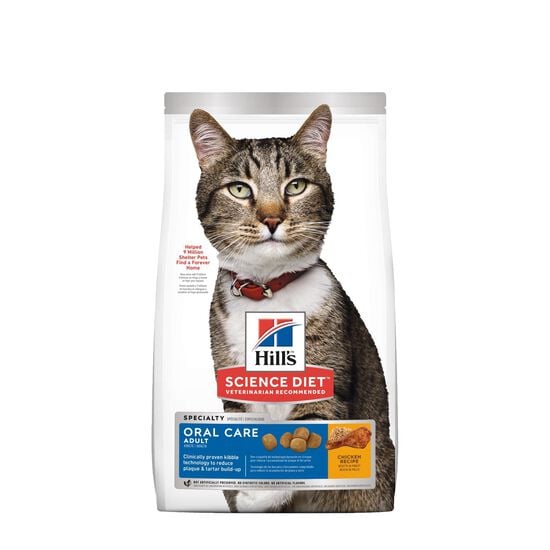 Adult Oral Care Chicken Recipe Dry Cat Food, 3.18 kg Image NaN