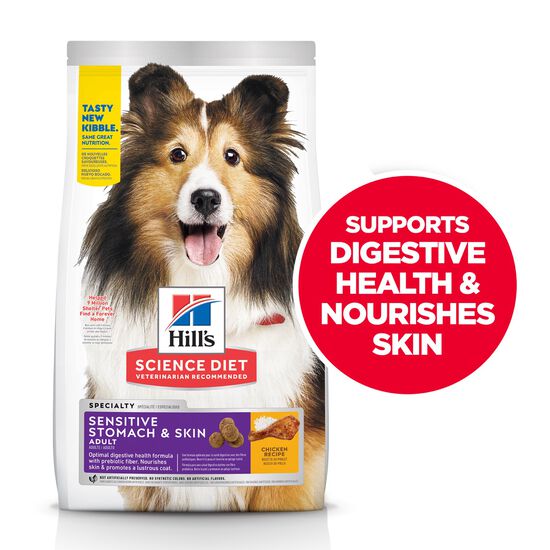 Nourriture sèche « Sensitive Stomach & Skin » au poulet pour chiens adultes, 13,6 kg Image NaN