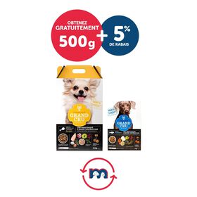 Forfait CaniSource Grand Cru Formule sans grains poulet et canard pour chien