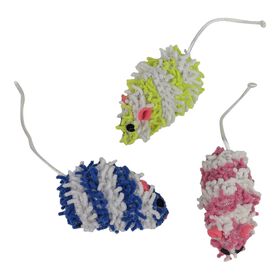 Souris texturée pour chats