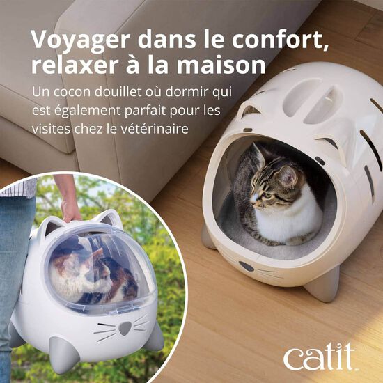 Lit et cage de transport 2 en 1 PIXI Moi pour chats Image NaN
