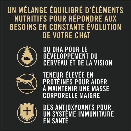 Entr&eacute;e de poisson blanc sp&eacute;cialis&eacute;e toutes les &eacute;tapes de la vie pour chats, 85 g Image NaN