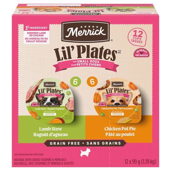 Nourriture humide emballage vari&eacute; Lil' Plates pour petits chiens Image NaN