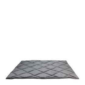 Upturn mat for crate, dark grey